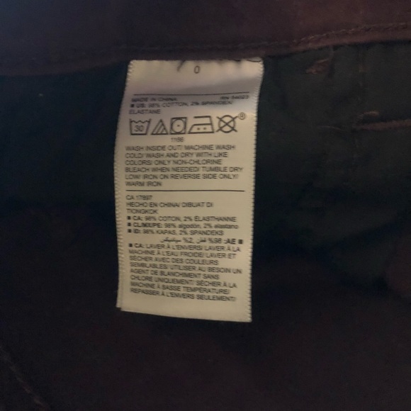 Old Navy ‘RockStar’ Mid-Rise Skinny Purple Pants Size 0 NWOT - Picture 5 of 12